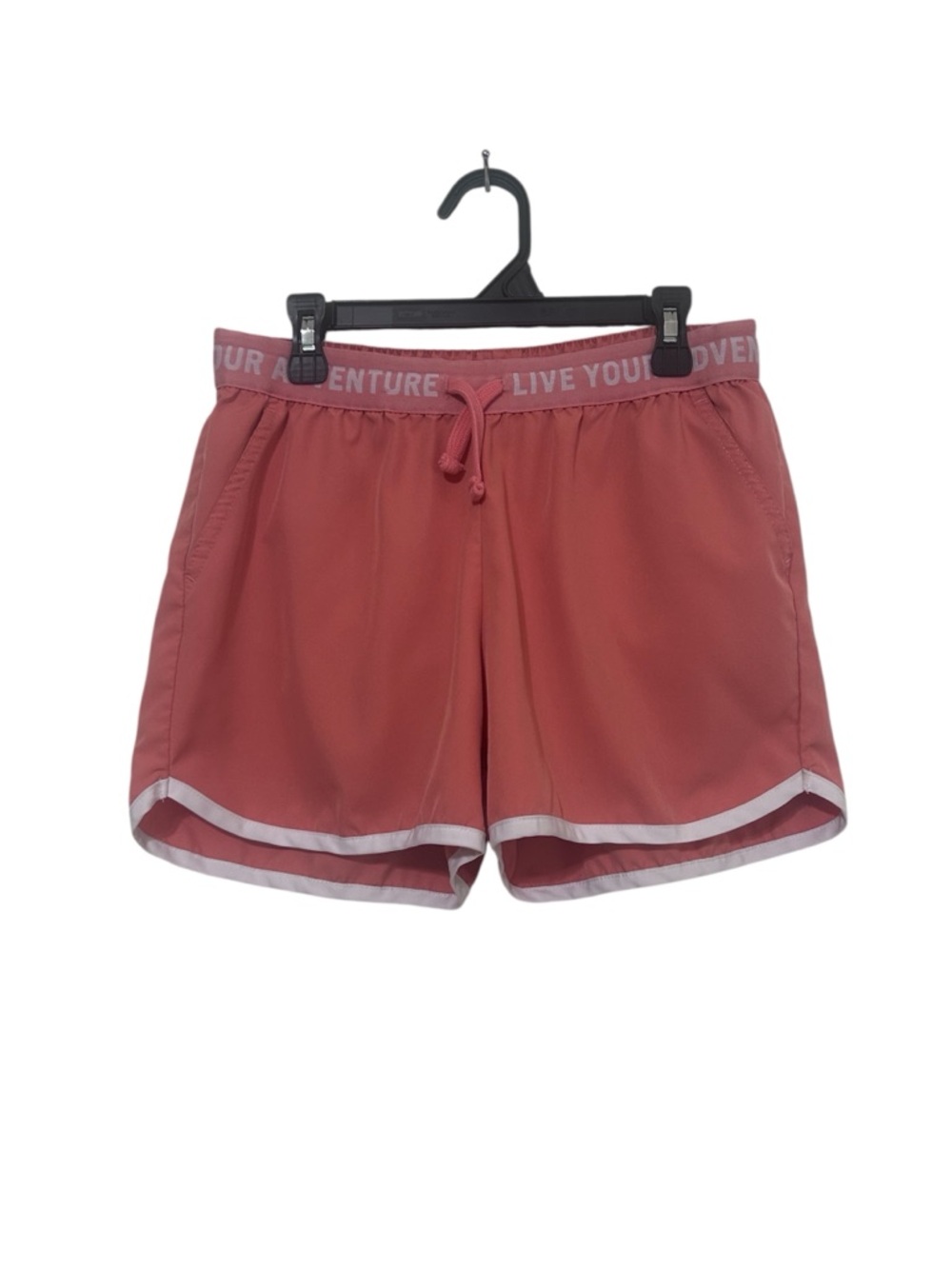 Eddie Bauer Kids XL (16) Salmon Pink Live Your Adventure Athletic Shorts